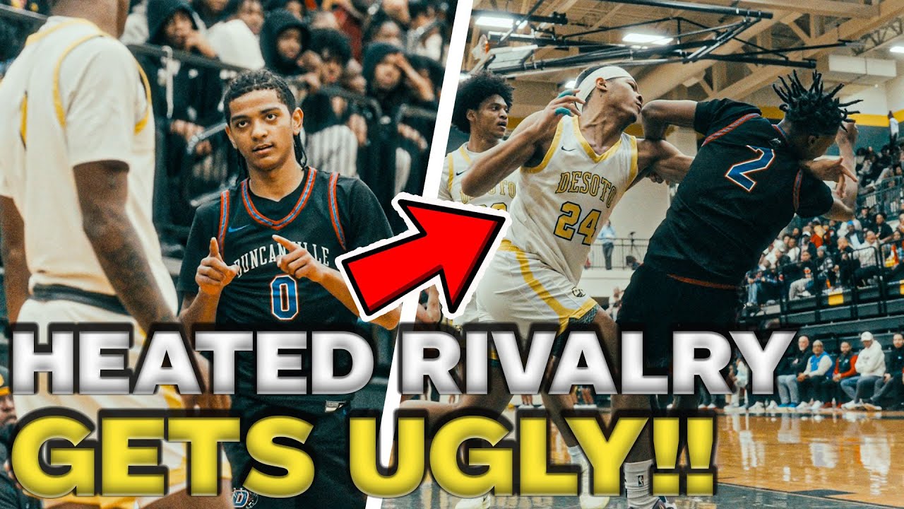 BECKHAM BLACK and Duncanville Turn Up Against Desoto in a HEATED Rivalry Game!!