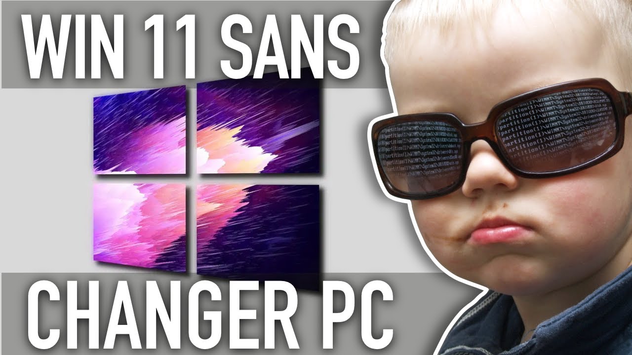 Installer Windows 11 sur un vieux PC  - Contourner TPM 2.0 / SecureCheck