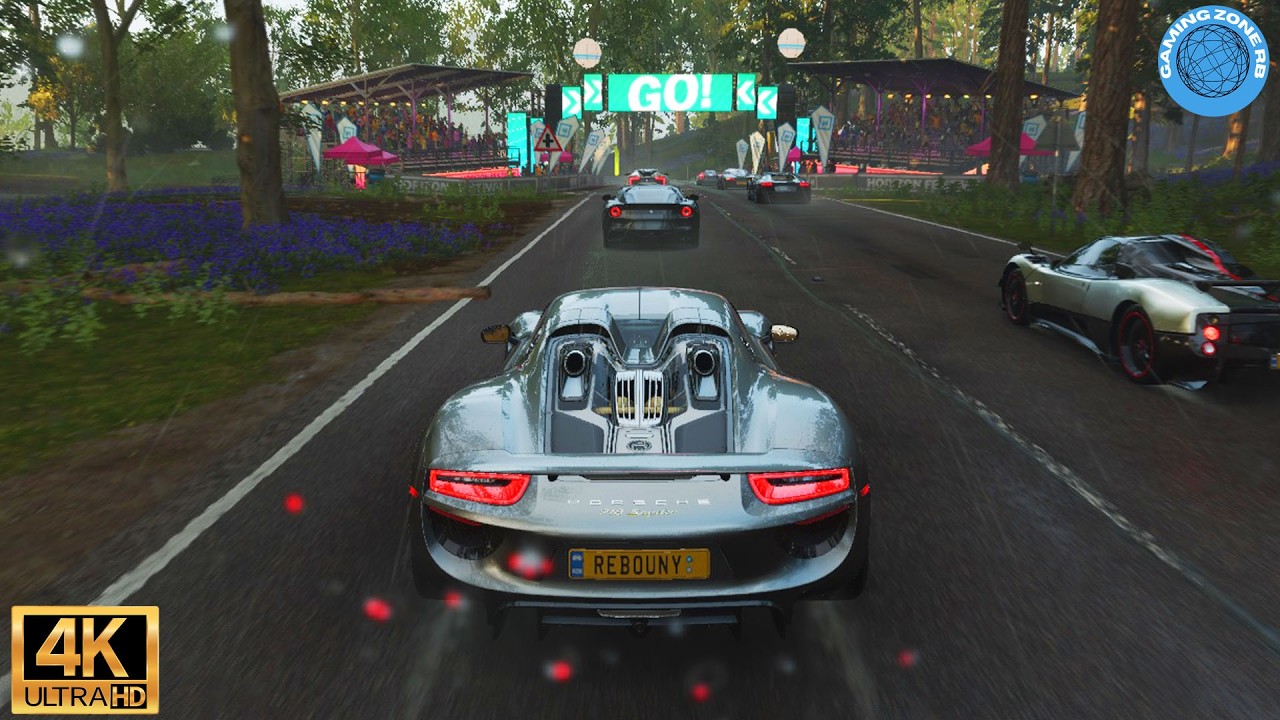 Porsche 918 Spyder VS Hypercars [4K 60fps]