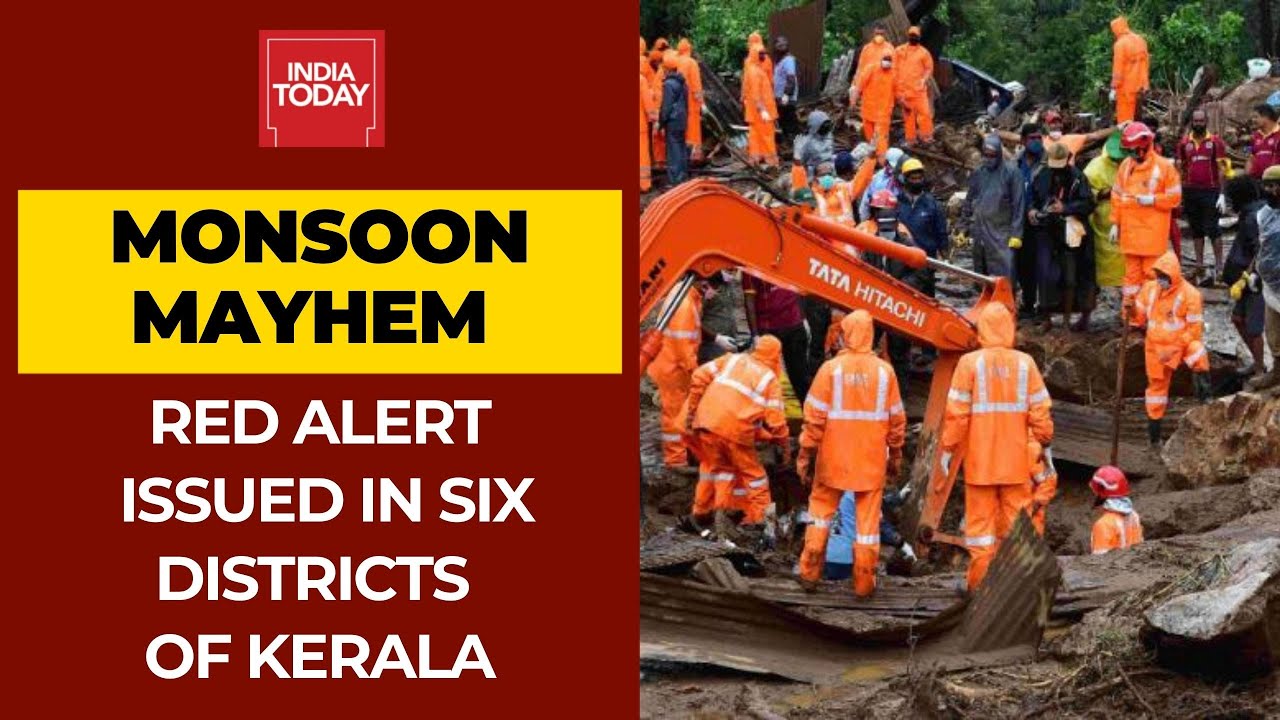 Kerala Monsoon Mayhem: Red Alert Issued In Six Districts, Landslide Death Toll Continue To Rise