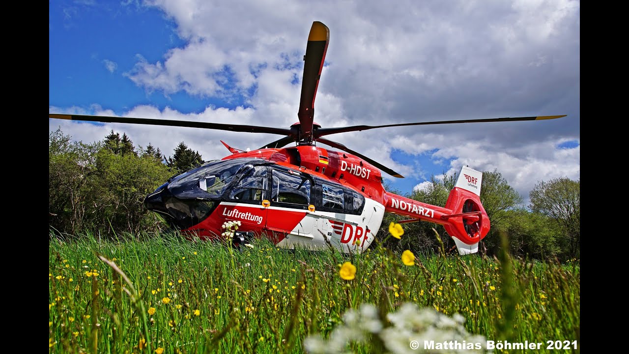 🚁Christoph 11 I DRF Luftrettung I First H145 Retrofit 5 blades D-HDST I Takeoff Niedereschach