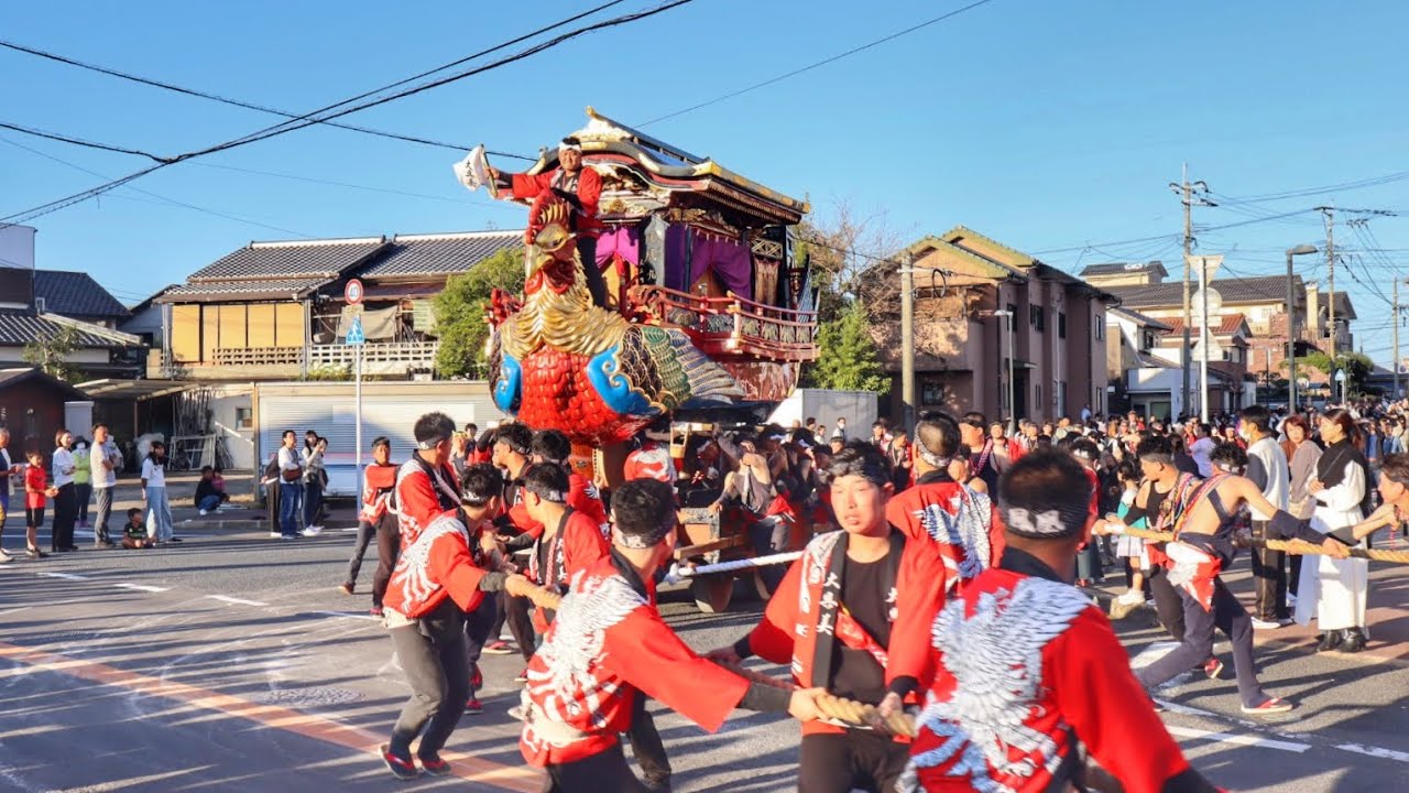 令和6年   唐津くんち2024   翌日祭  午後の巡行  曳山　14台勢揃い出発〜巡行終盤付近まで。佐賀県唐津市
