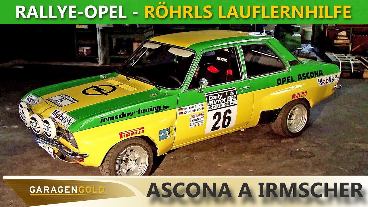 Opel Ascona A Irmscher - die Rallye-Lauflernhilfe von Walter Röhrl | Garagengold