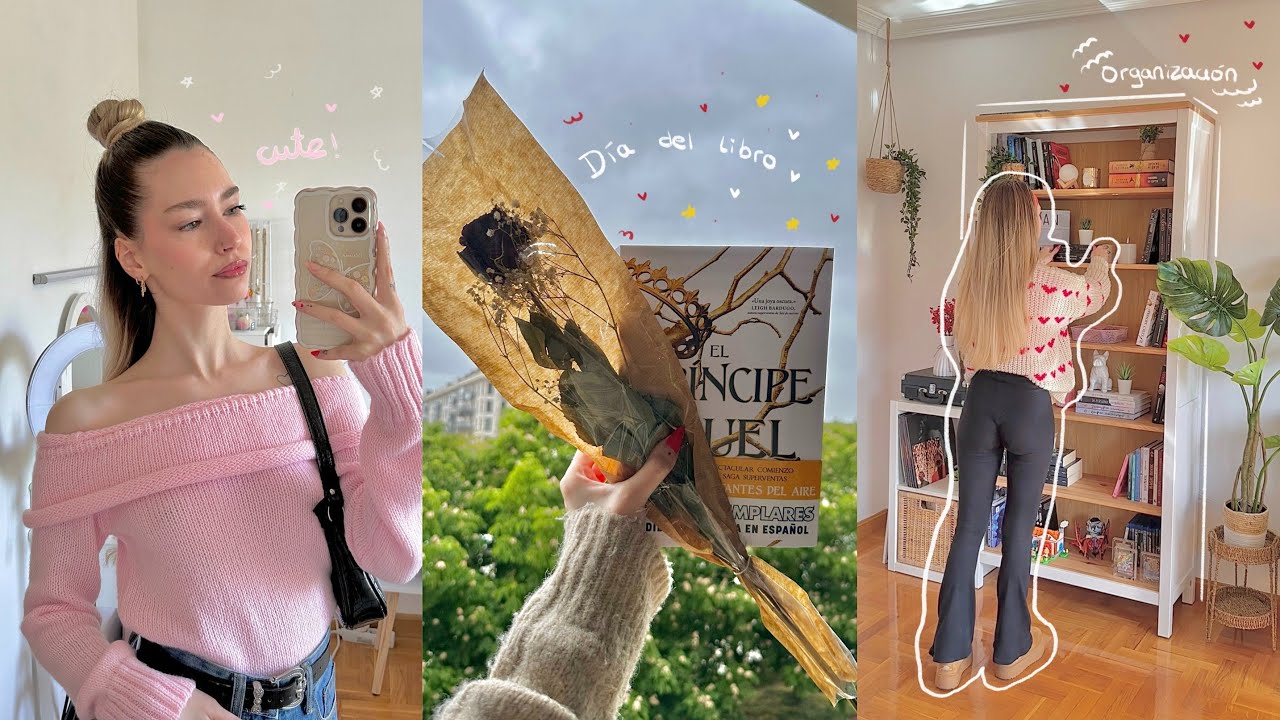 Día del libro 📖 organización 🎀 charletas ☁️ | vlog || Mayiyi ♡