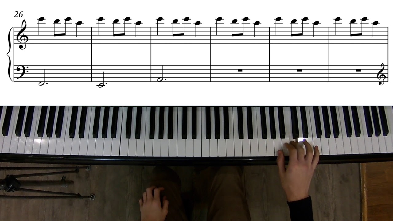 Carol Of The Bells - Intermediate Piano Arrangement No. 1 - 1000pts