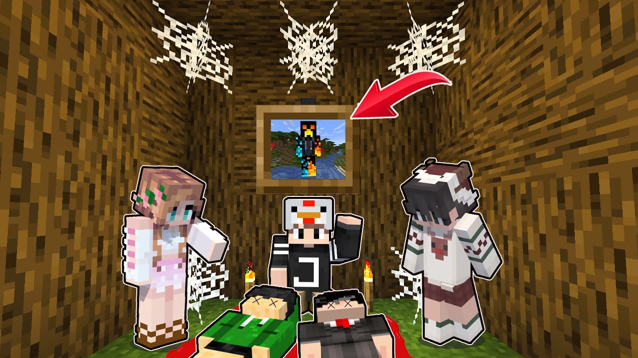 We Found A Scary Hidden Paintings in Minecraft!
