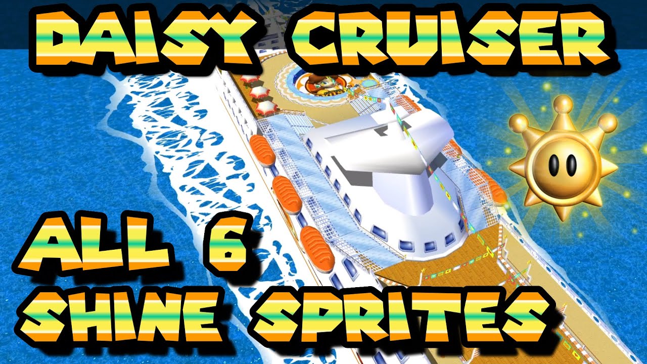 All Shine Sprites in Daisy Cruiser | Super Mario Eclipse