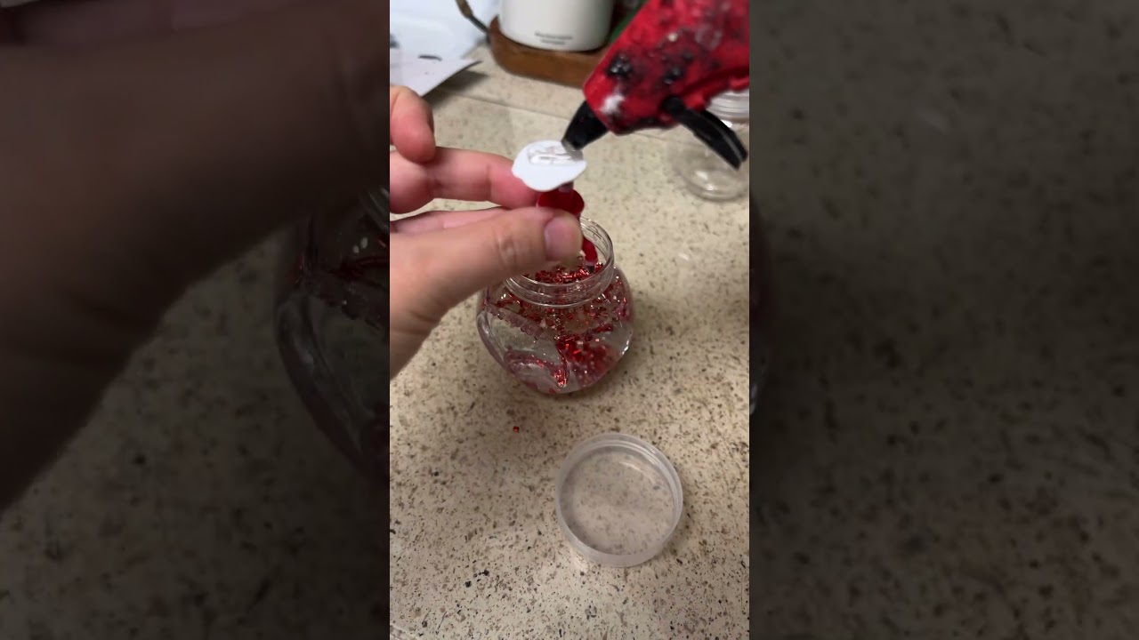Lets make our own Snow Globe #snowglobe #dollartree #disney #disneyfrozen #diychristmas #DIY