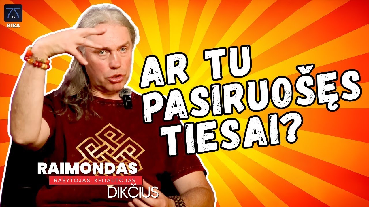 Raimondas Dikčius laidoje 