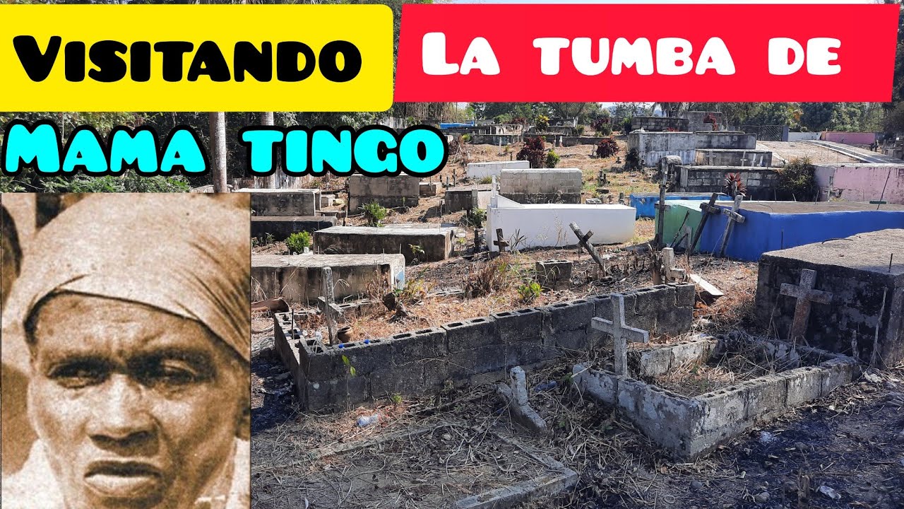 VISITANDO LA TUMBA DE MAMÁ TINGO líder campesina de la República Dominicana.