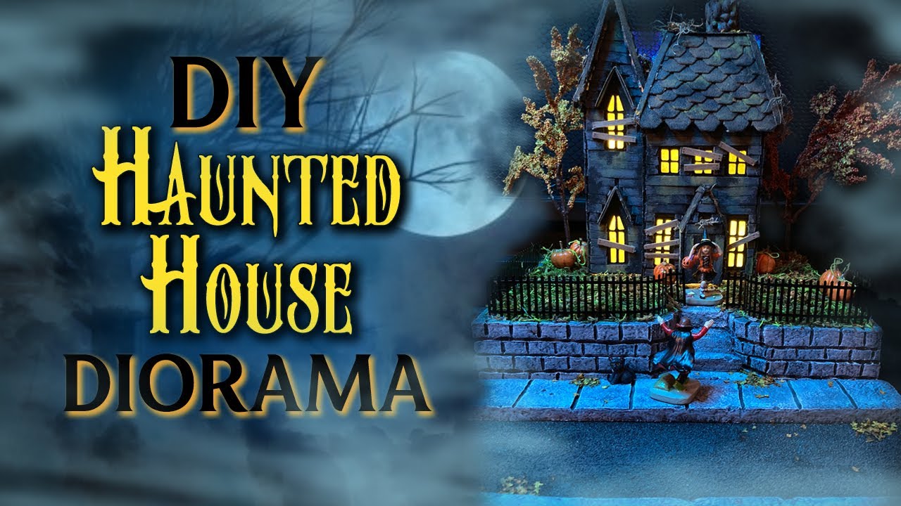I Make A Small Diorama For My Handmade Haunted House