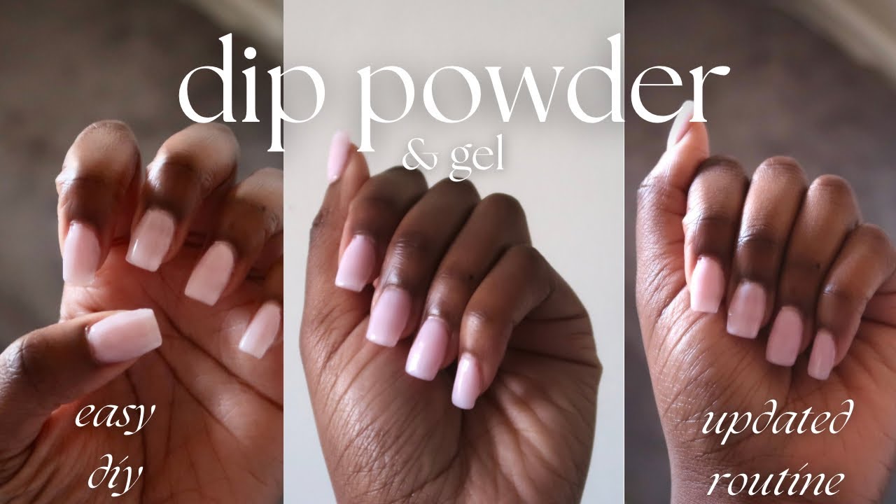 updated *EASY* dip powder nail routine: saving some coin! | DIY