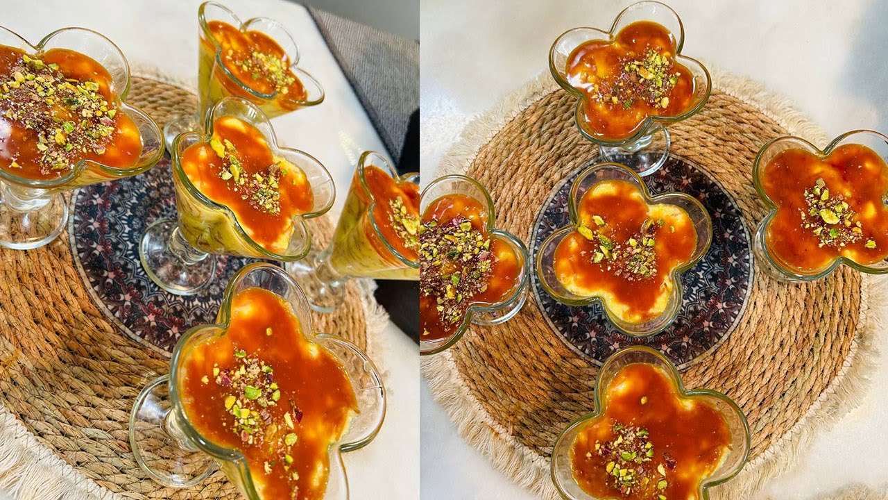 طريقة عمل شعيرية بالكريم كراميل | العزومة مع الشيف فاطمة أبو حاتي