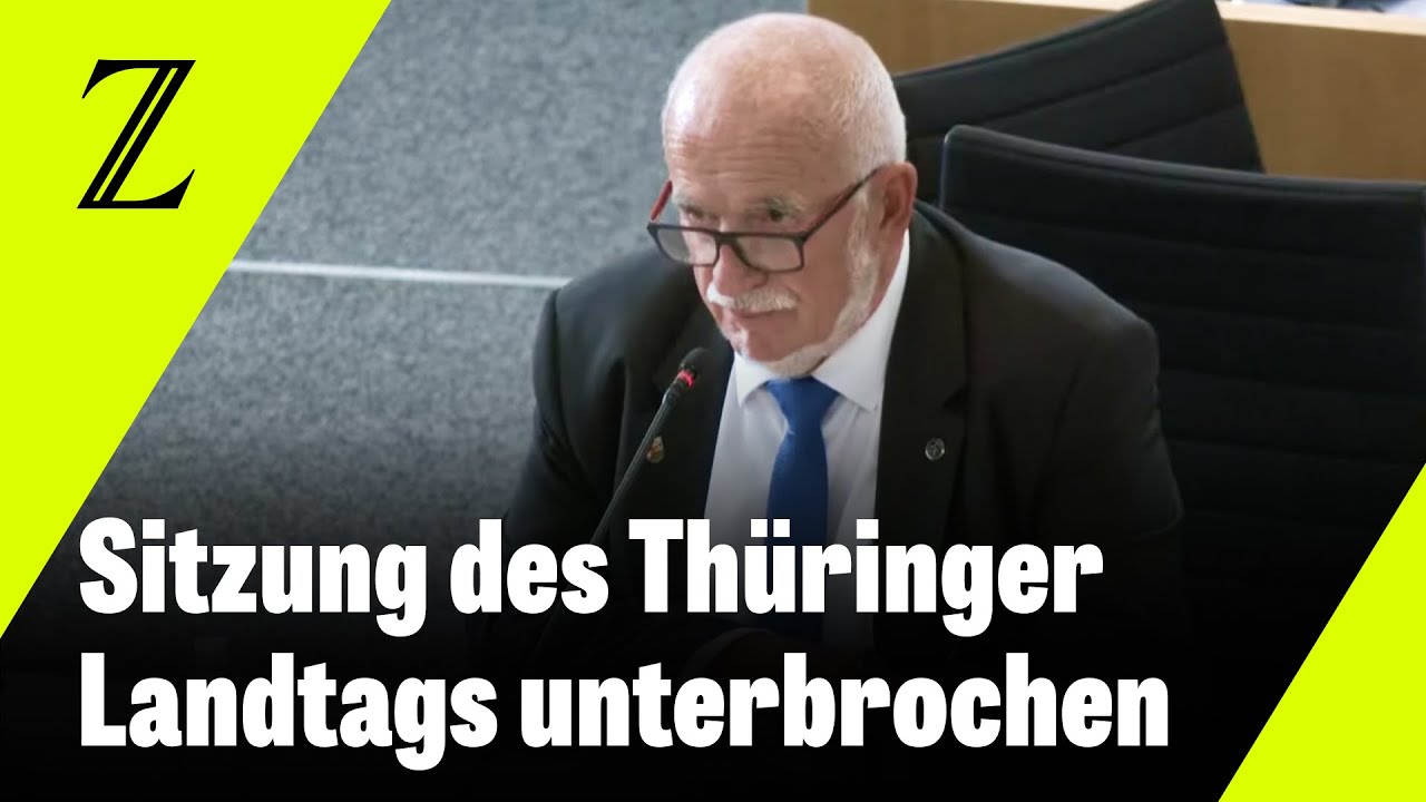 Erste Sitzung des neuen Thüringer Landtags zwischenzeitlich unterbrochen