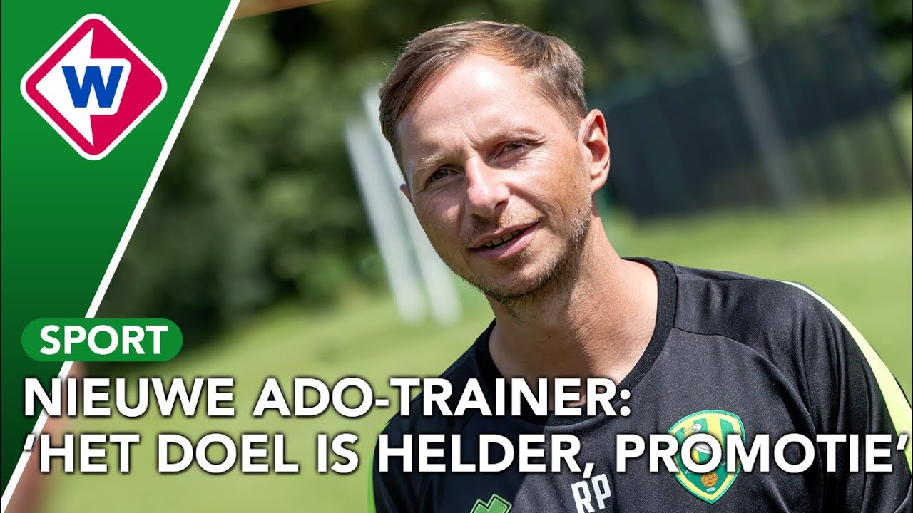 ADO-trainer Robin Peter wint eerste oefenwedstrijd: 'We willen wat bereiken, punt uit'