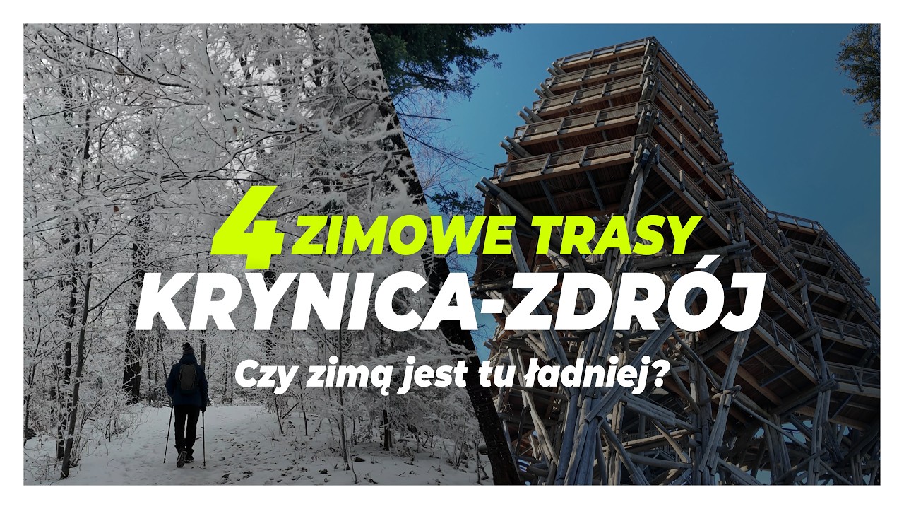 Zimowa Krynica-Zdrój - 4 trasy w Beskidzie Sądeckim | Jaworzyna Krynicka, Góra Parkowa i Słotwiny