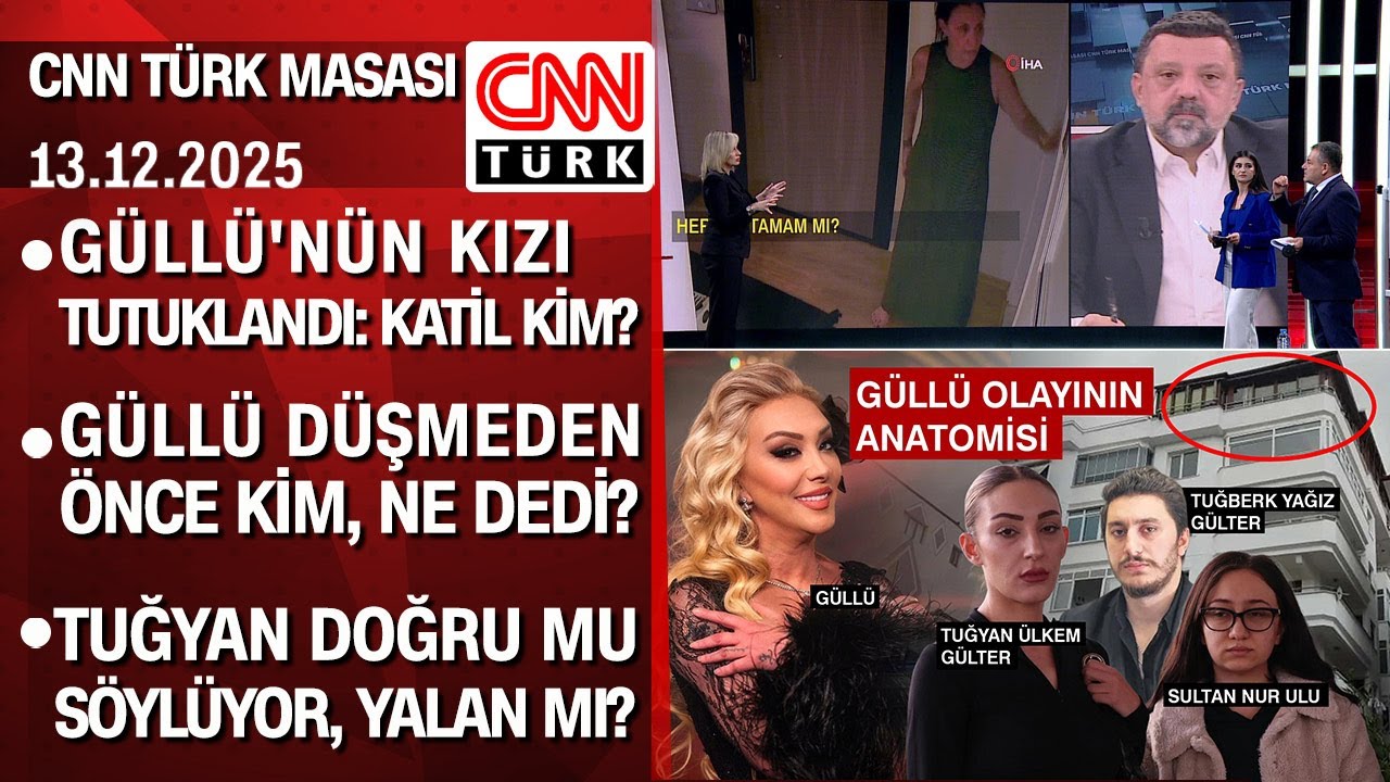 Güllü'nün kızı tutuklandı: Katil kim? Tuğyan doğru mu söylüyor, yalan mı? - CNNTÜRKMasası 13.12.2025