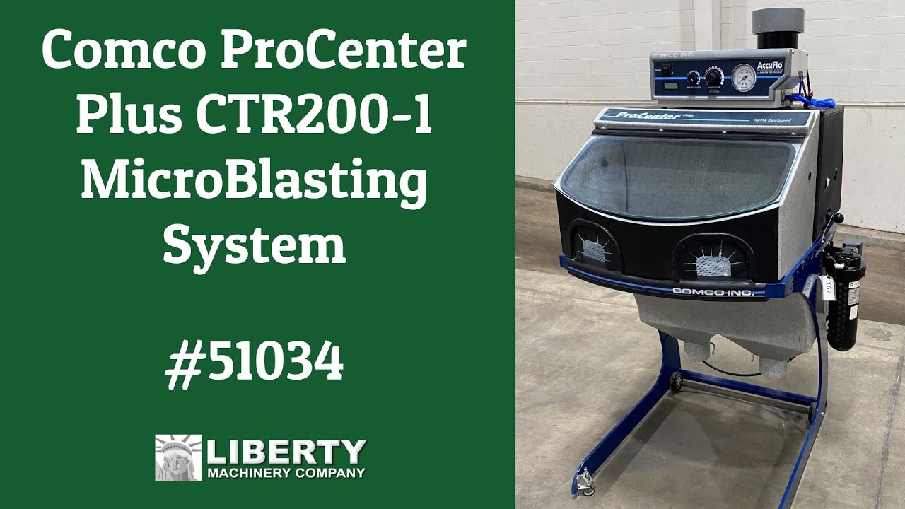 Comco ProCenter Plus CTR200-1 MicroBlasting System - Liberty #51034