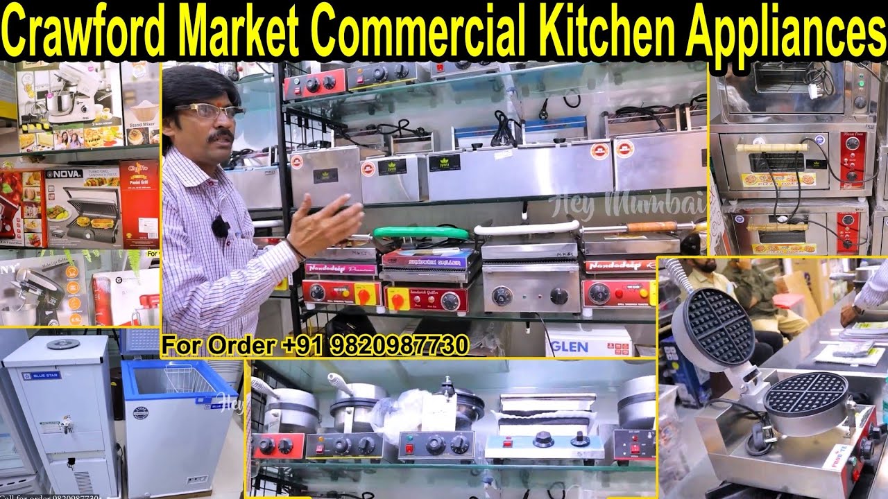 Commercial Kitchen Equipments With Price In Mumbai | Crawford Market Biggest kitchen Items Market