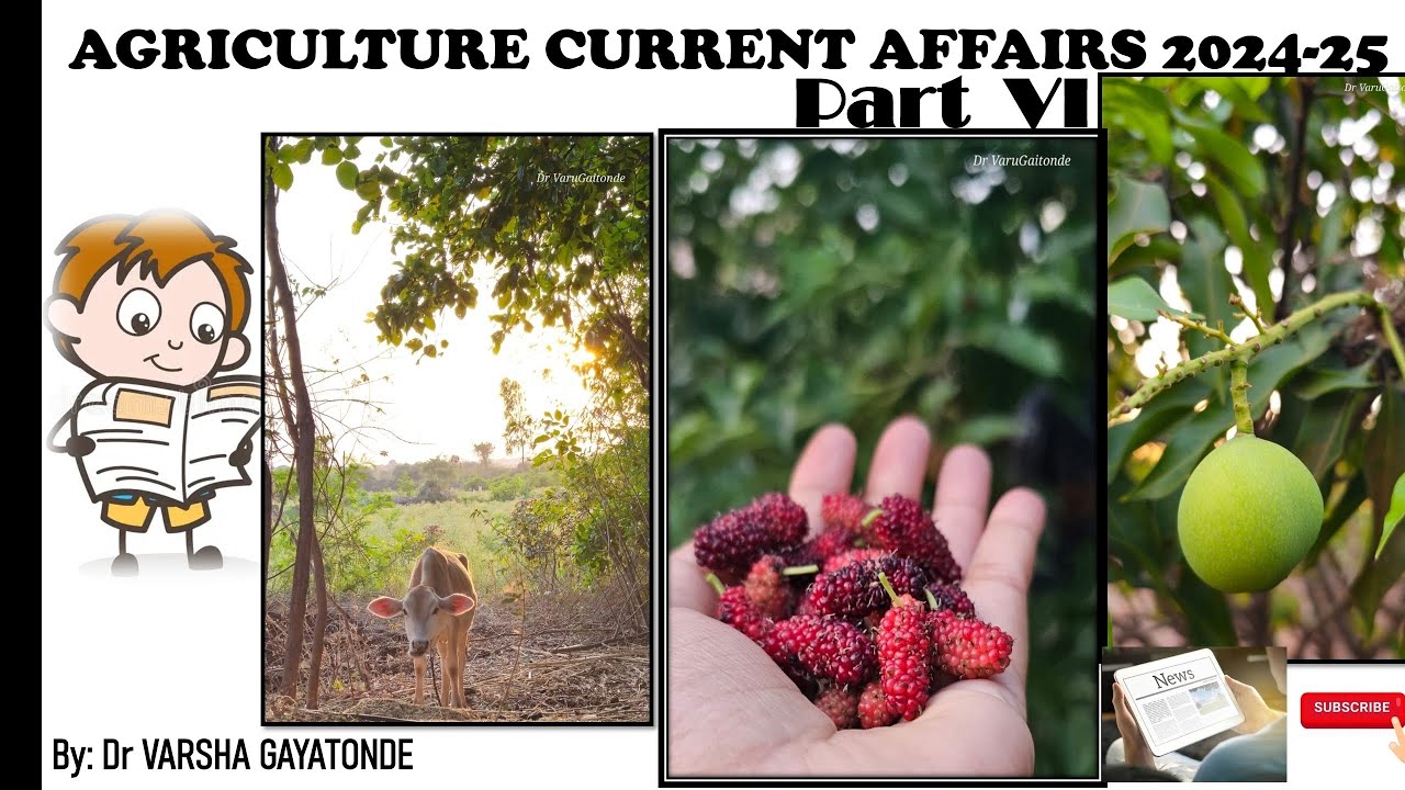 AgricultureUpdatesPart-6 #currentaffairs #biology #agriculture #compititive #agricurrentaffairs