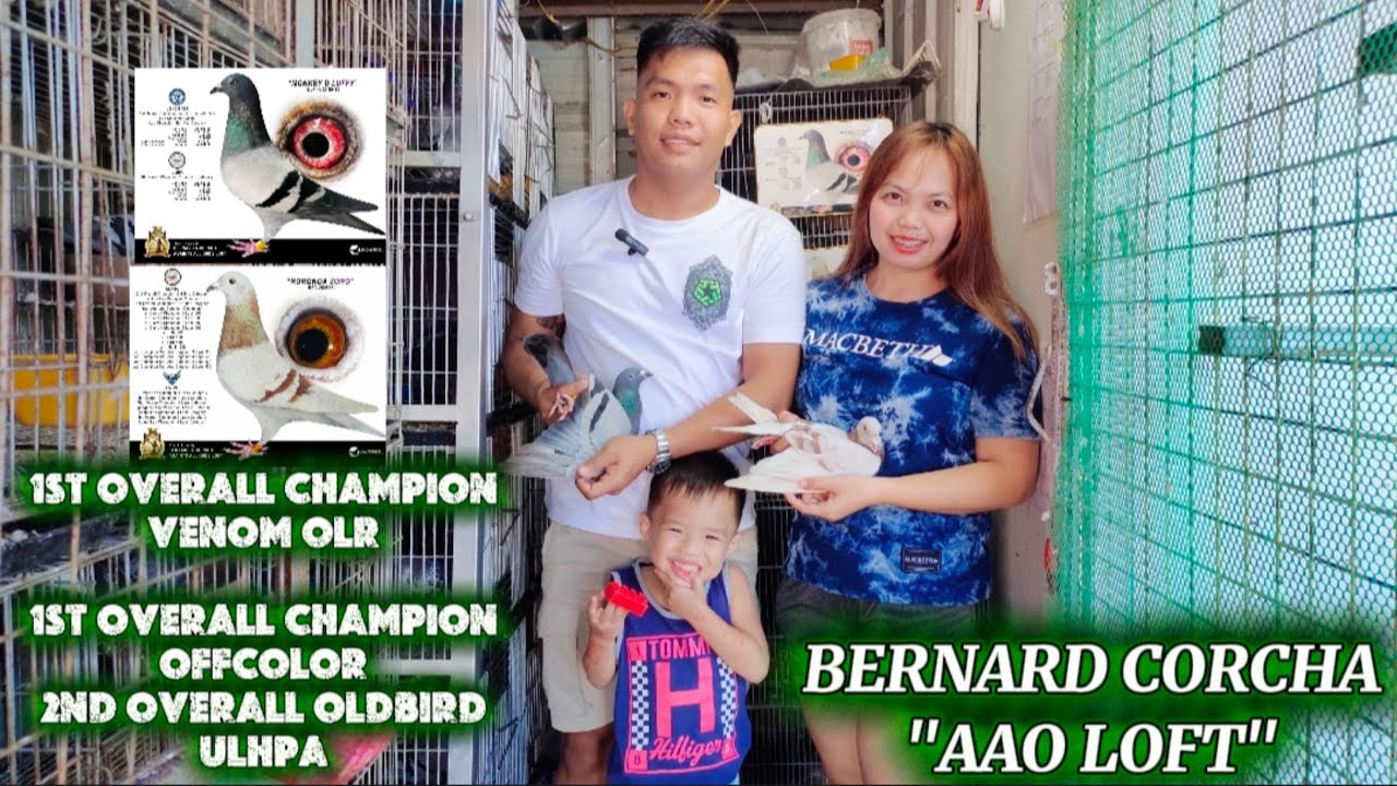 Supportive Wife ang isa sa mga sikreto para Magchampion sa Racing Pigeon Bernard Corcha 