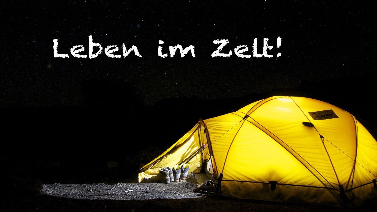 Auswandern - Leben im Zelt