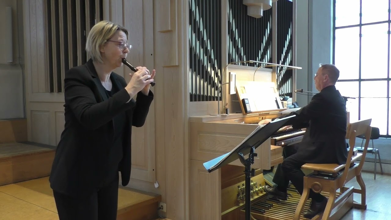 Blockflöte und Orgel