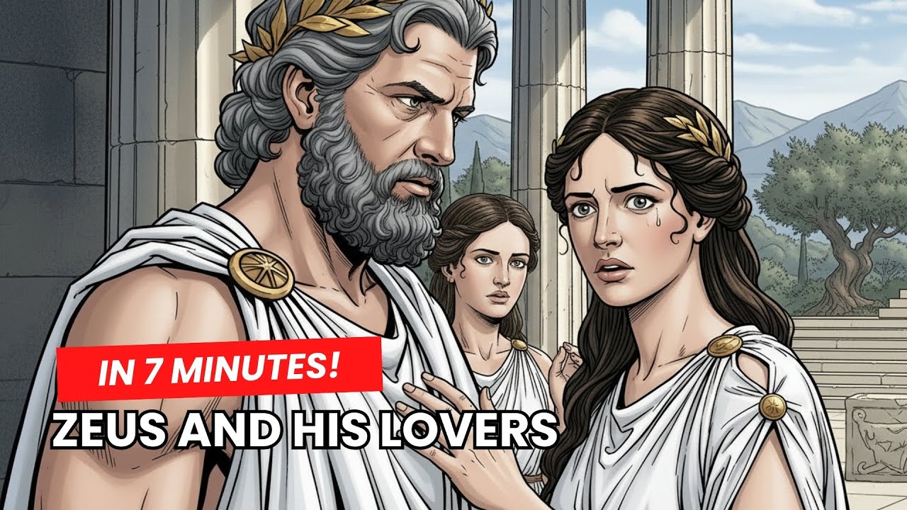 Zeus and His Lovers Explained in Minutes – Myths, Affairs & Divine Lineage