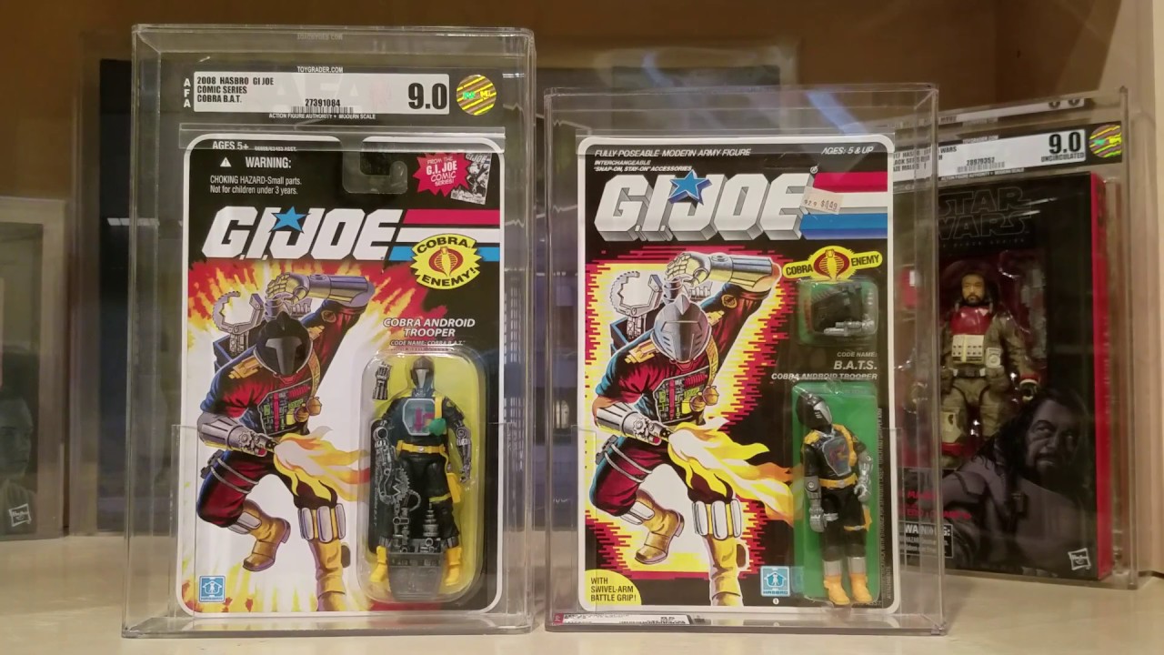 Vintage Versus Modern Comparison: GI Joe's B.A.T.