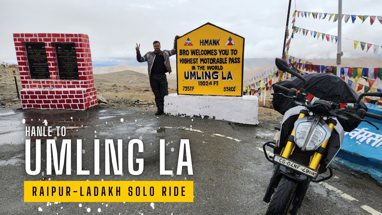 Hanle to Tso Moriri | Day-10 | Raipur-Ladakh Solo Ride | Umling La Highest Pass