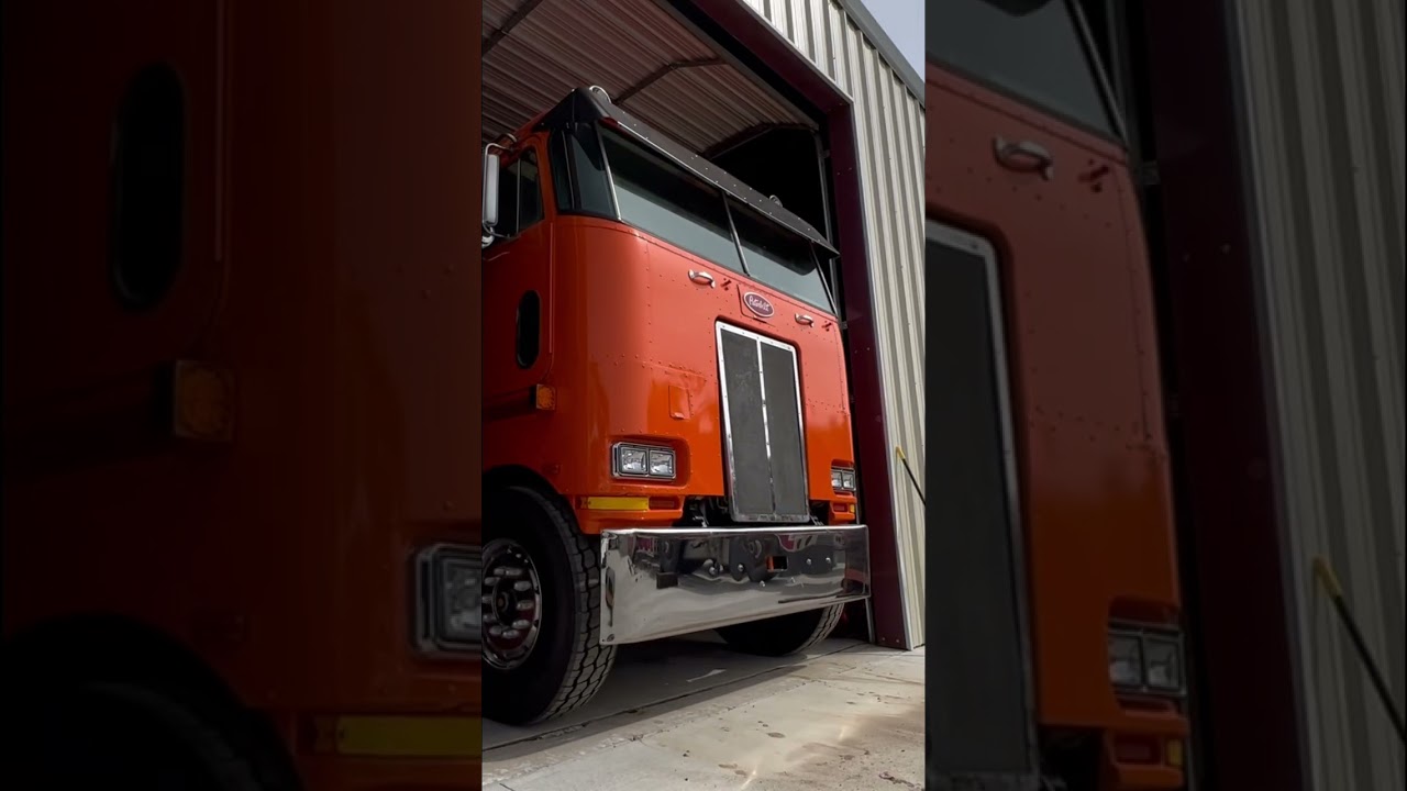 Peterbilt 362 with a Two Stroke Detroit 8v92 #peterbilt #cabover #trucking