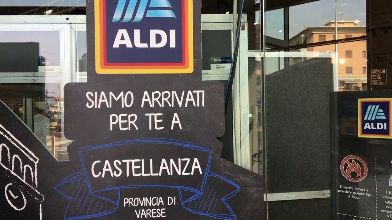 Aldi è arrivato in Italia. Il primo punto vendita a Castellanza