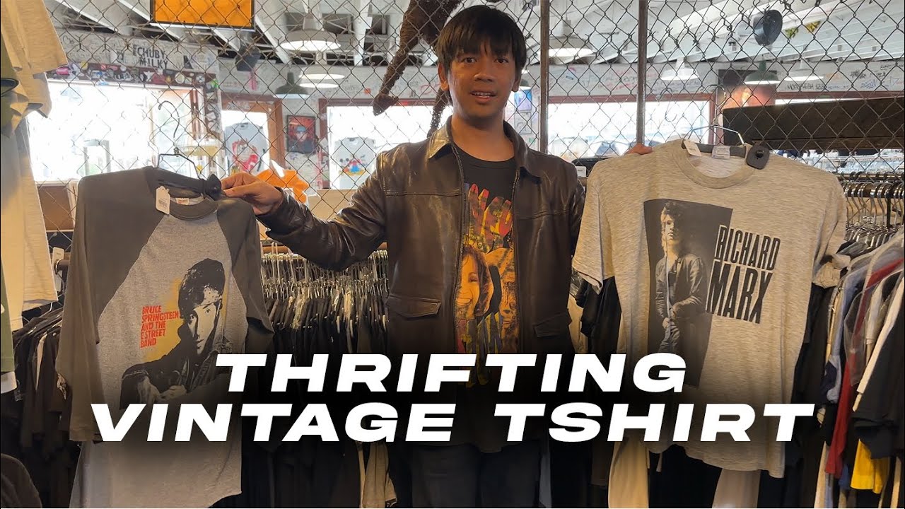 THRIFTING VINTAGE TSHIRT DI US !!