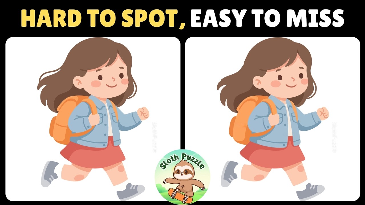 🦥 🧩 Spot 3 Differences | Test Your Sharp Eyes l EP 13 🧩