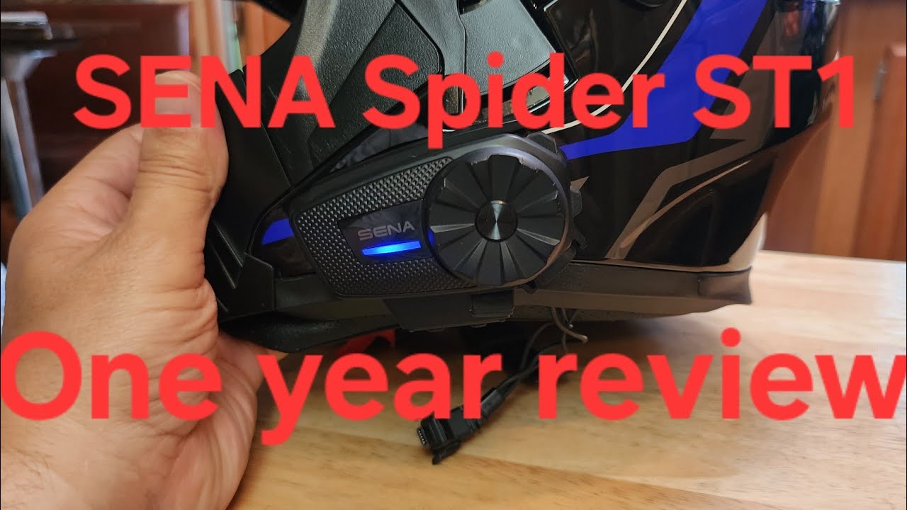 SENA Spider ST1 motorcycle helmet headset one year review