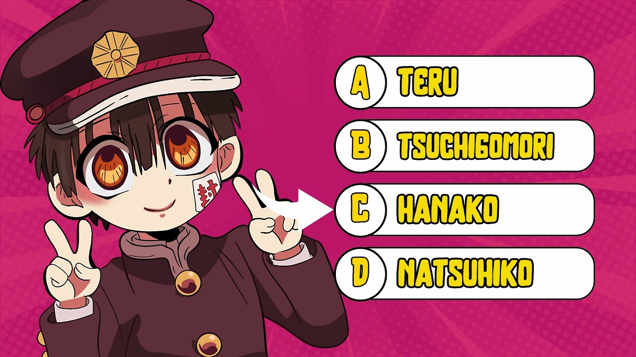 HANAKO KUN QUIZ 🔥 20 ANIME CHARACTERS