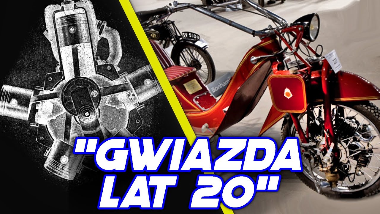 Przedni napęd w motocyklu? Megola z silnikiem gwiazdowym!