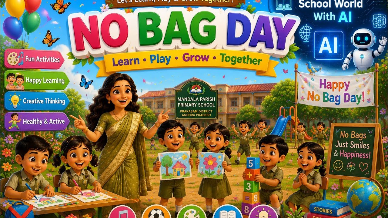 No Bag Day Animated Song