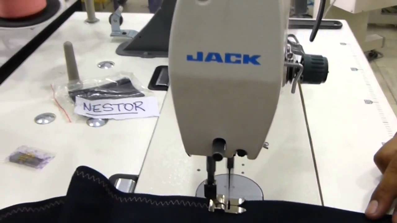 Jack JK T457A Zig Zag en 3 pasos   3 steps zig zag
