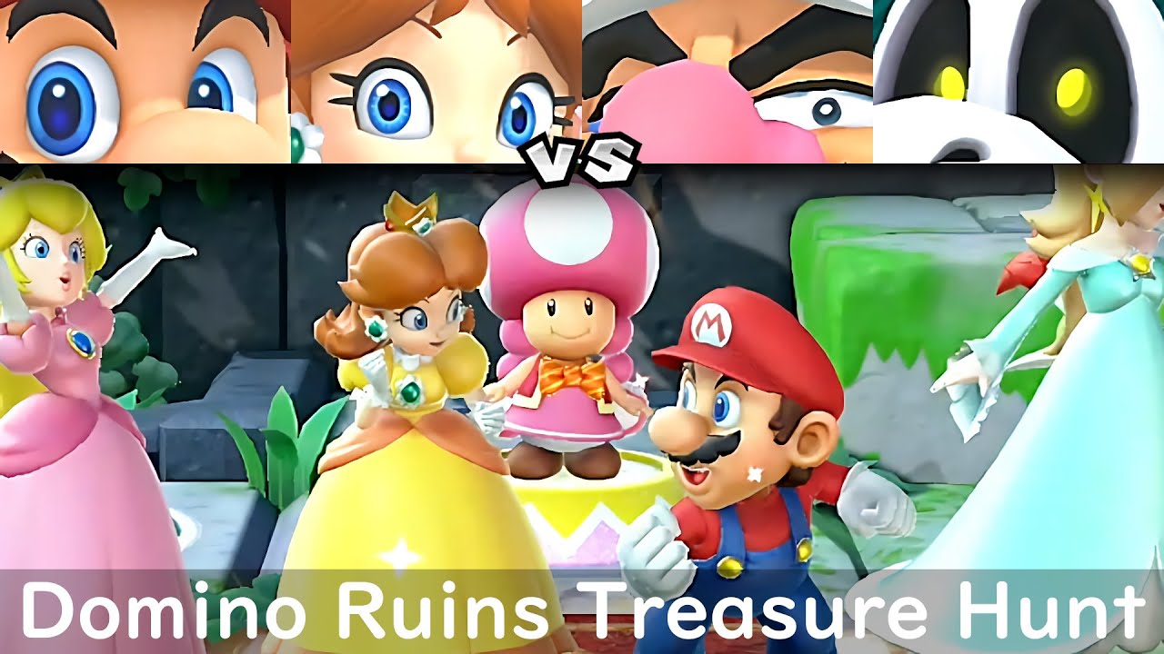 Super Mario Party Mario and Daisy vs Wario and Dry Bones #100