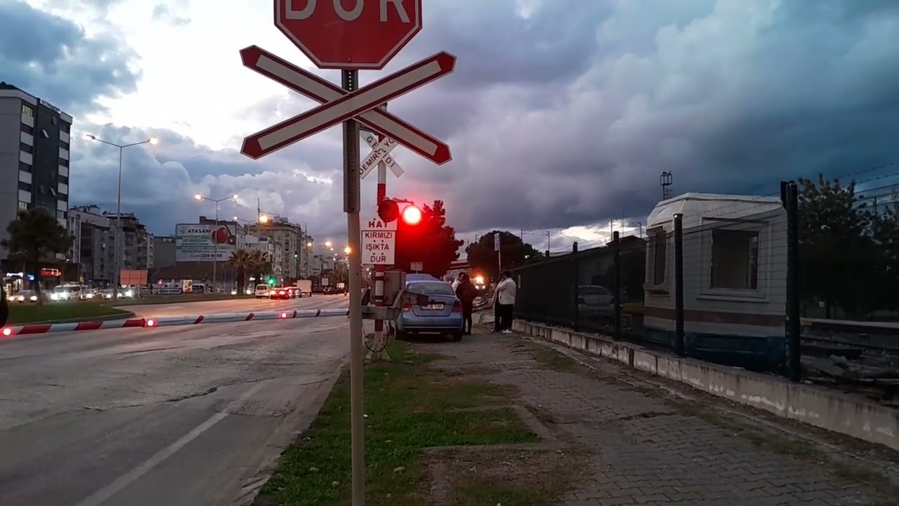 TCDD MT-15011-DM Samsun-Amasya Bölgesel Treni Samsun Gar'dan çıkış. Km: 0 + 850