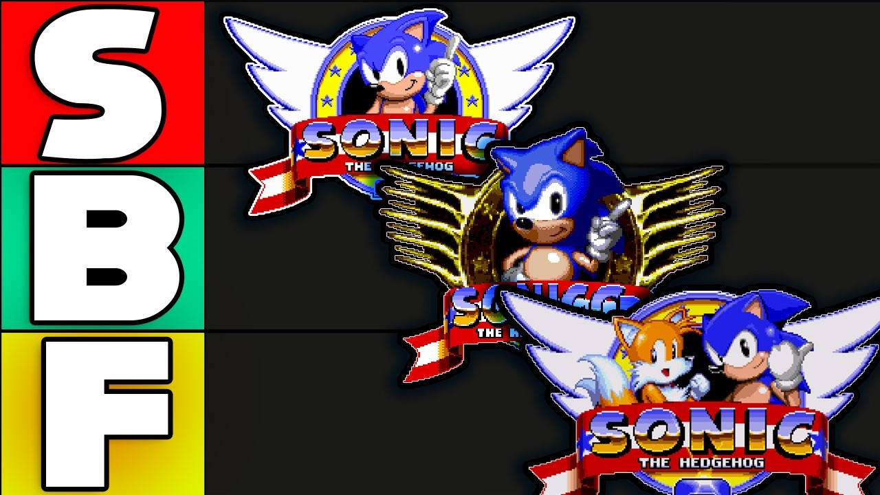 Рейтинг ВСЕХ титульных экранов Sonic