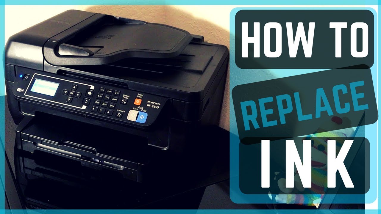 How To Replace Ink Cartridge On An Epson Printer. EASY Instructions! to change ink.