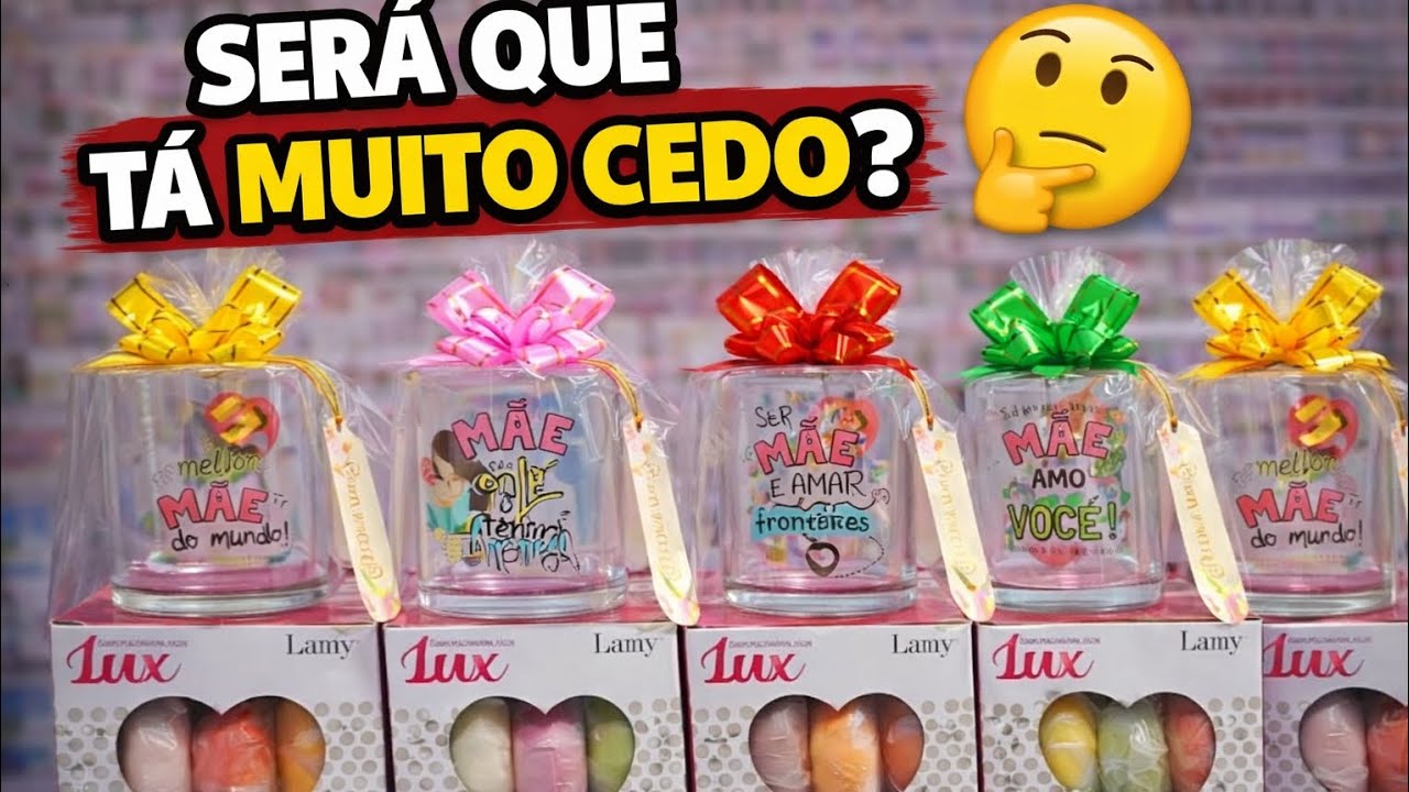 Já comecei a preparar os presentes de Dia das Mães… será que está cedo? 🤔