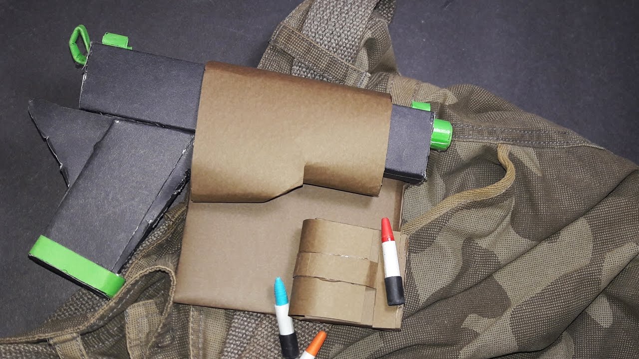 |DIY| How To Make a Paper Gun Holster-Easy -Tutorial-By Dr. Origami