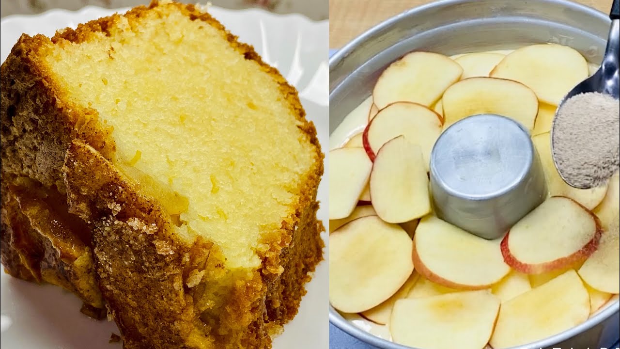 TEM MAÇÃ AÍ? ENTÃO FAÇA ESSE BOLO SUPER FOFO! VOCÊ NÃO PODE FICAR SEM!