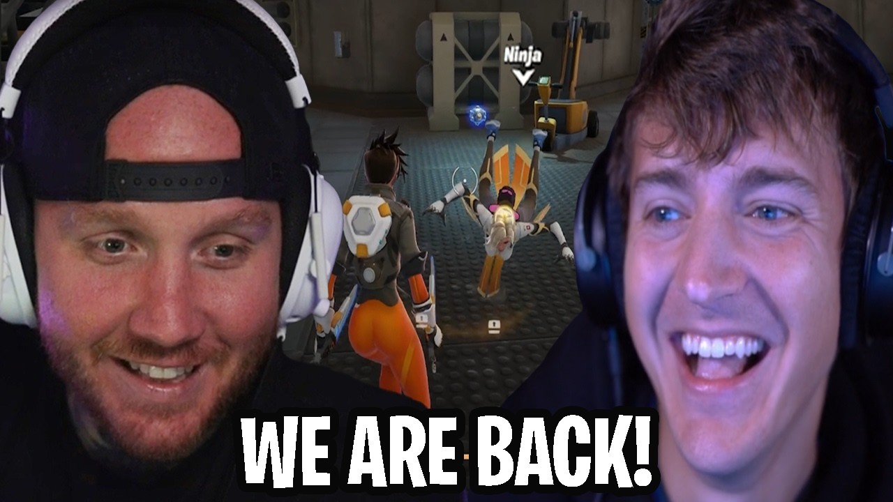 Ninja и TimTheTatMan впервые за много лет играют в Fortnite вместе!