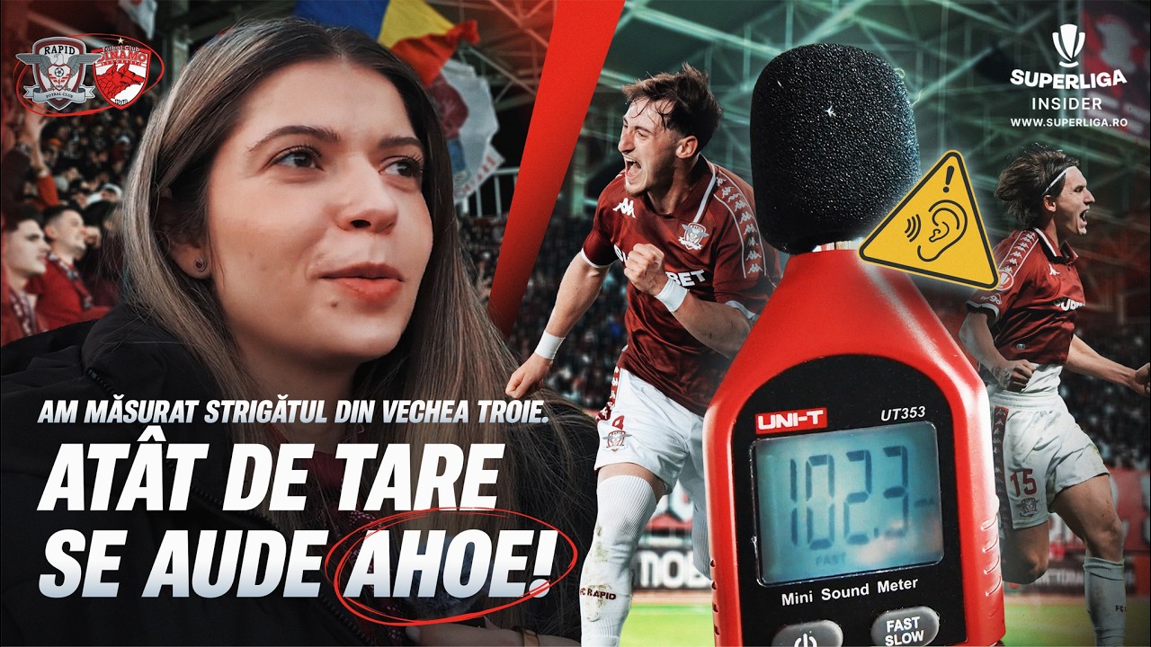 Cât de tare se aude un derby? Am testat Giuleștiul la Rapid – Dinamo