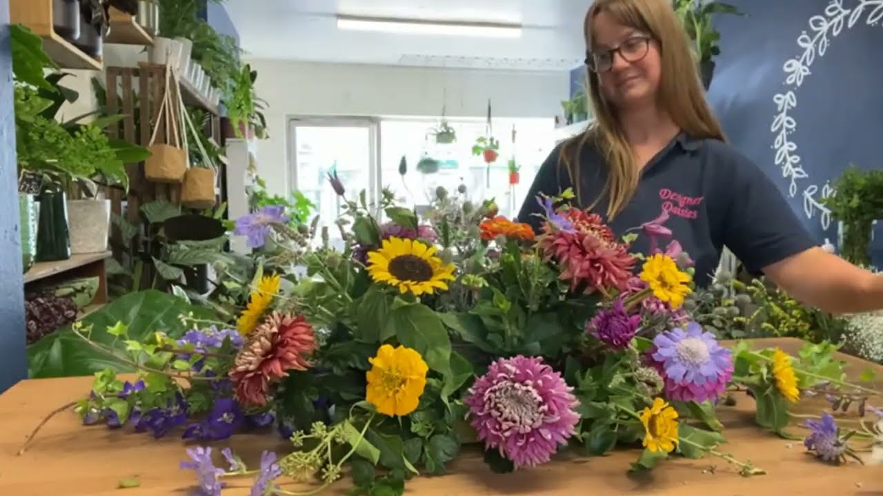 A biodegradable funeral tribute