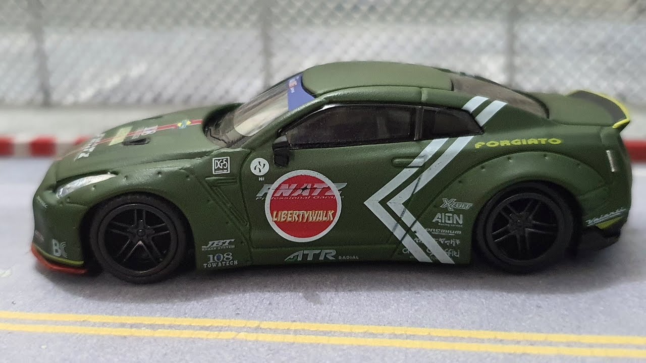 LB-WORKS Nissan GT-R (R35) Zero Fighter Special Type 1, Rear Wing ver 2 / Low Wing